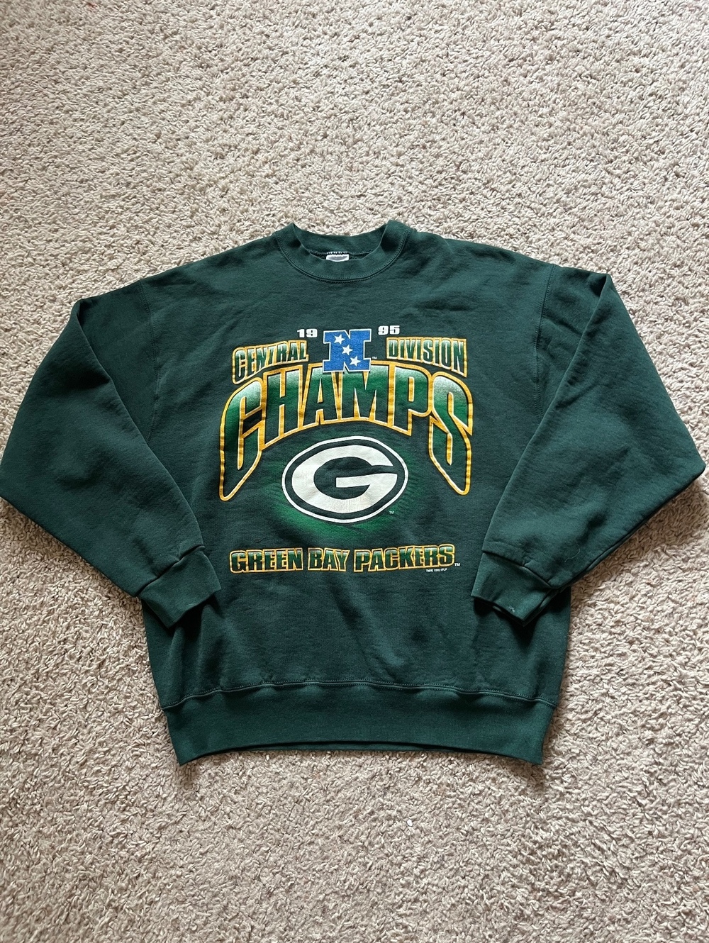Salem Sportswear Vtg Green Bay Packers 1995 Crewneck Sweatshirt